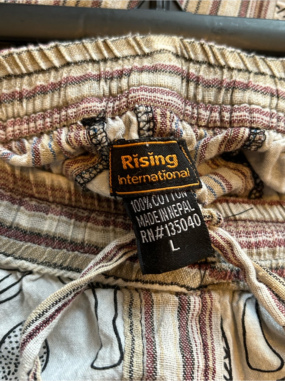 Rising International Wide leg Mushroom Pants(size Large) - Picture 7 of 7